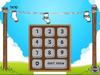 math blobs times tables