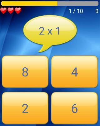 multiplication tables for kids - math free game