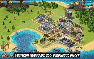 paradise city island sim town