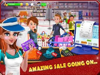 shopping mall cashier girl - cash register games
