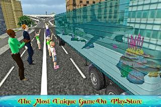 transport truck sea animals