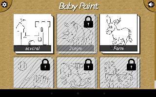 baby paint - coloring book