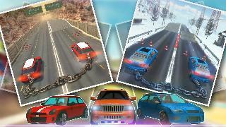 chained car racing games 3d