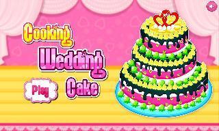 cooking wedding cake