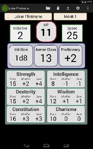fifth edition character sheet