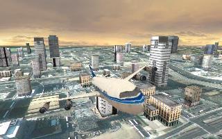 flight simulator: city plane