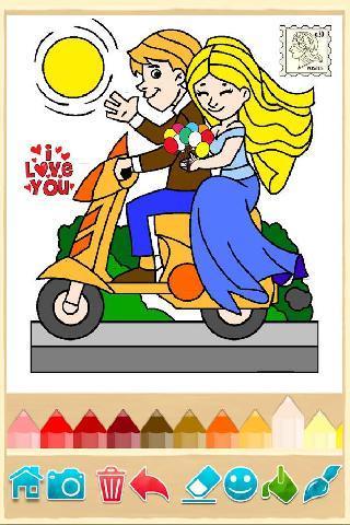 girls coloring game