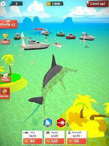 idle shark world - tycoon game