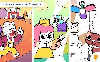 kids coloring world