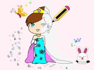 kids princess coloring book