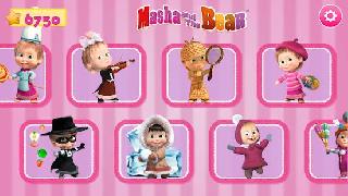 masha and the bear. games and activities