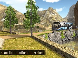 off road tourist bus driving