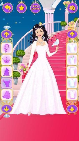 princess wedding dress up