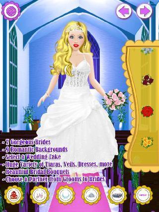 wedding salon dress up girl fashion princess bride