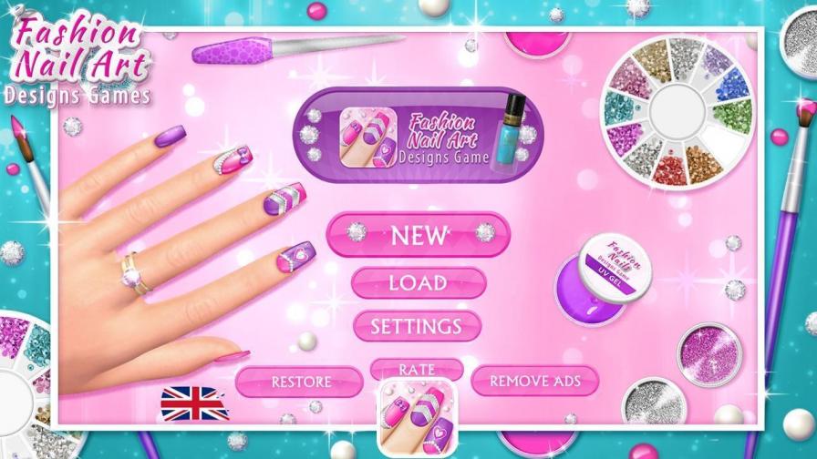 1. "Fashion Nail Designer" game - wide 2