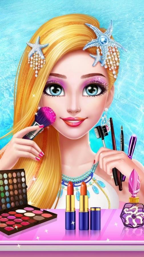 Mermaid Princess Makeup - Girl Fashion Salon: Tips, Tricks, Cheats