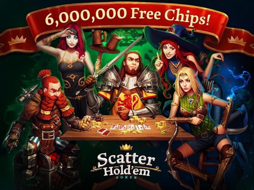 scatter poker free chips