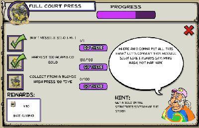 pot farm full court press. tasks