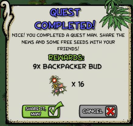 pot farm sight seeing 11 rewards, bonus