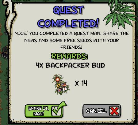 pot farm sight seeing 6 rewards, bonus