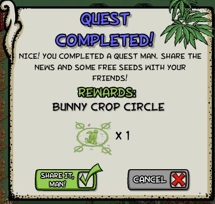 pot farm visitors 3 rewards, bonus