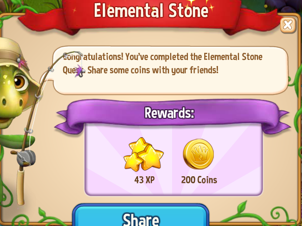 royal story elemental stone rewards, bonus