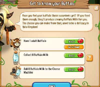 royal story get to know your buffalo tasks