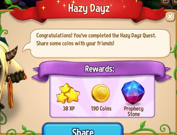 royal story hazy dayz rewards, bonus
