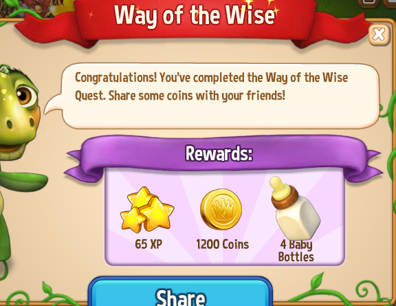 royal story way of the wise rewards, bonus