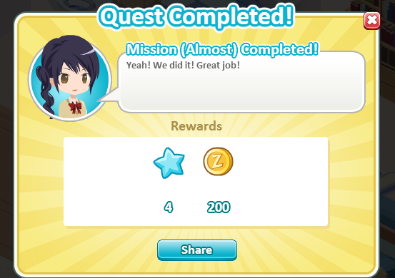 social life mission almost completed rewards, bonus