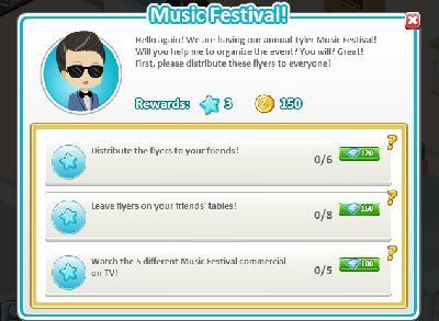 social life music festival tasks