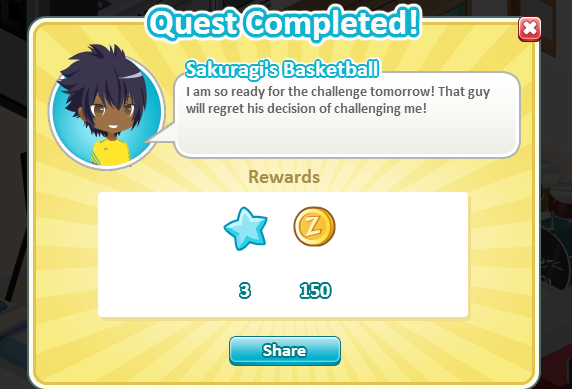 social life sakuragi's basketball rewards, bonus