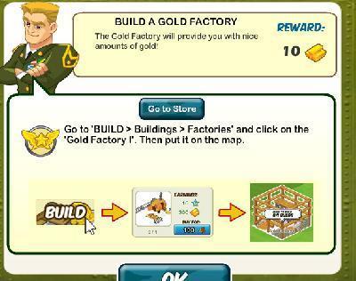 social wars build a gold factory tasks