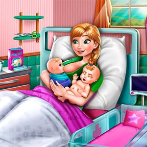 anna mommy twins birth GameSkip