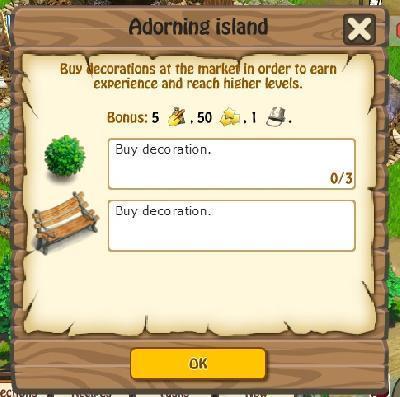 zombie island adorning island tasks