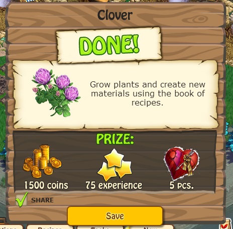 zombie island clover rewards, bonus