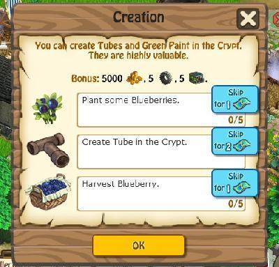 zombie island creation tasks