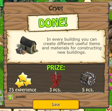 zombie island crypt rewards, bonus