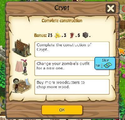 zombie island crypt tasks