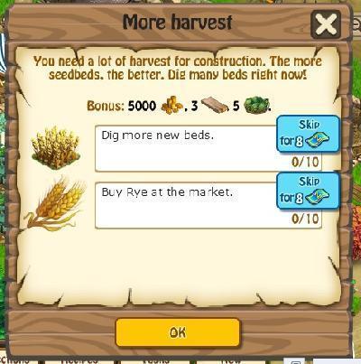 zombie island more harvest tasks